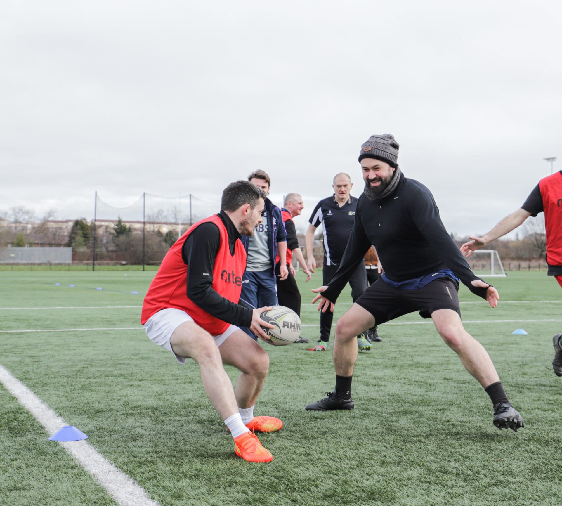 Adult Course playing rugby 