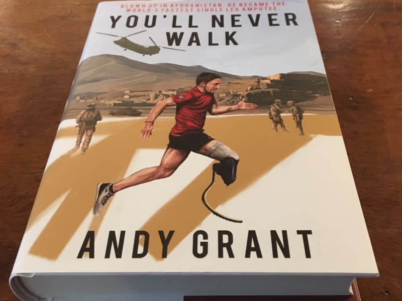 Andy Grant's inspirational book available for pre-order